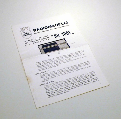 Radiomarelli 1001 - radiomarelli, 1001"