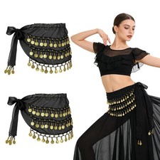 2 Pezzi Nero Cintura Danza del