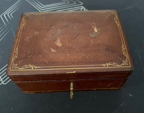 Portagioie box vintage - vintage, pelle
