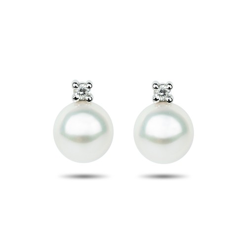 Orecchini oro bianco con - oro,