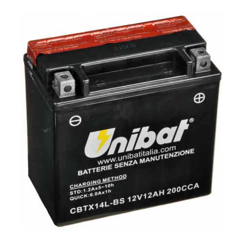Batteria unibat ytx14l - batteria, ytx14l-bs