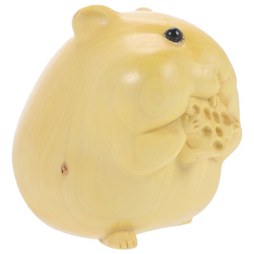 Statua criceto legno - criceto,