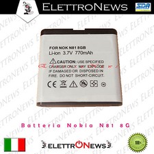 Batteria Nokia N81 8g  Nuova