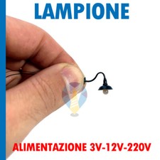 LAMPIONE LANTERNA PER PRESEPI PRESEPE DIORAMA MODELLISMO CON LED