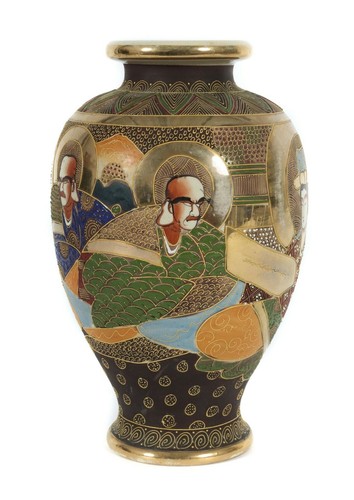 Vaso satsuma cm giappone - vaso,