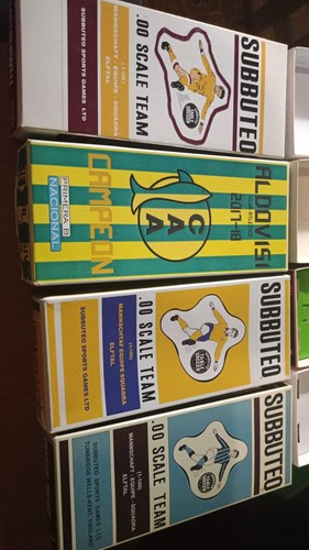 Subbuteo lotto scatole - 4, vuote