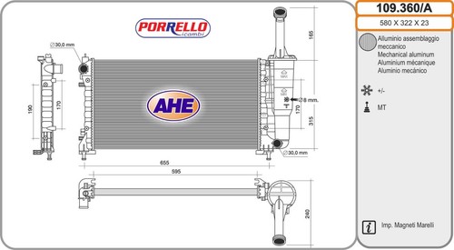 Radiatore motore - radiatore,