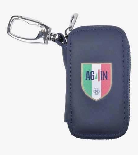 Ssc napoli portachiavi pelle - napoli,