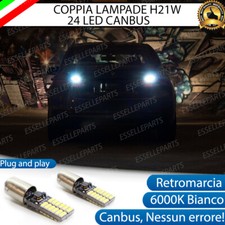COPPIA LAMPADE RETROMARCIA 24 LED H21W CANBUS BMW SERIE 3 F30 F31 CON FARI A LED