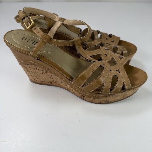Guess sandali zeppa sughero - sandali,