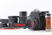 Cinghia impugnatura obiettivo 3 obiettivi Pentax 6x7 67 TTL MUP MLU SMC 105 mm 55 mm 200 mm dal GIAPPONE