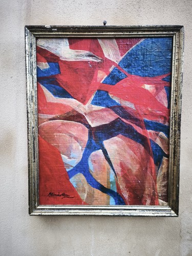 Dipinto olio tela pittura - olio,