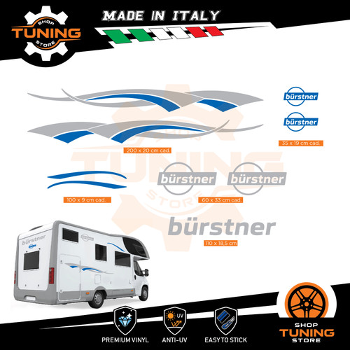 Kit adesivi camper - burstner,