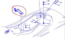 Yamaha waverunner waveblaster fx vx VX 1100 Staffa Sella Sedile 2005/09