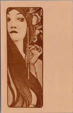 Mucha Art Nouveau Woman