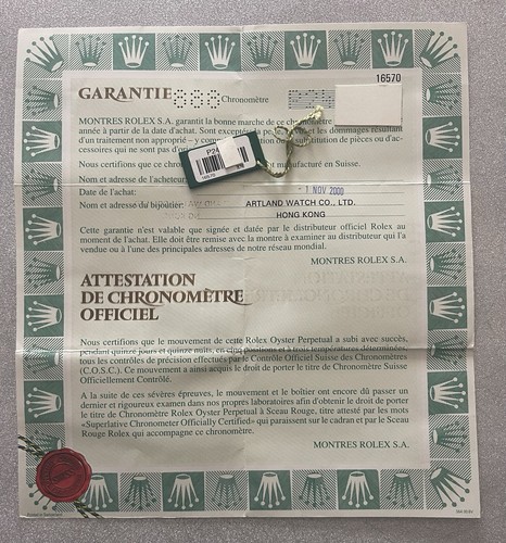 Warranty guarantee rolex - warranty,