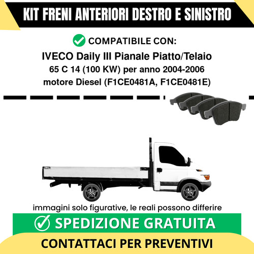 Pastiglie freno anteriori per - freno,