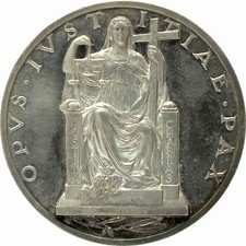 Medaglia  Argento Papa Pio XII