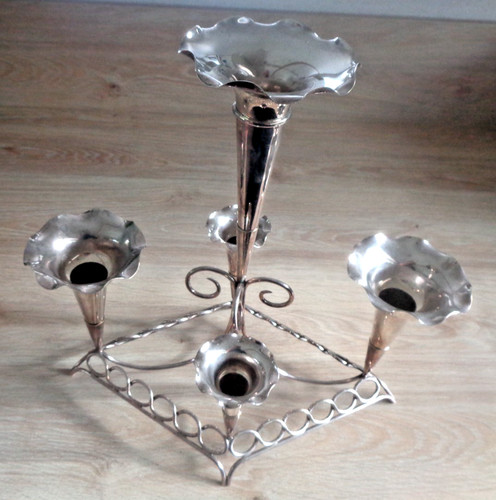 Argento centrotavola fiore - argento,