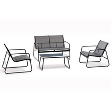 Salotto in Ferro Nero Giardino