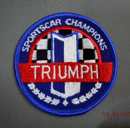 Toppa ricamata vintage triumph - toppa,