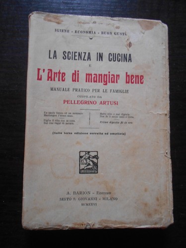 Pellegrino artusi scienza - artusi,