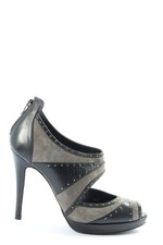 MAGRIT Tacco alto Donna Décolleté Taglia IT 38,5 nero-grigio chiaro elegante