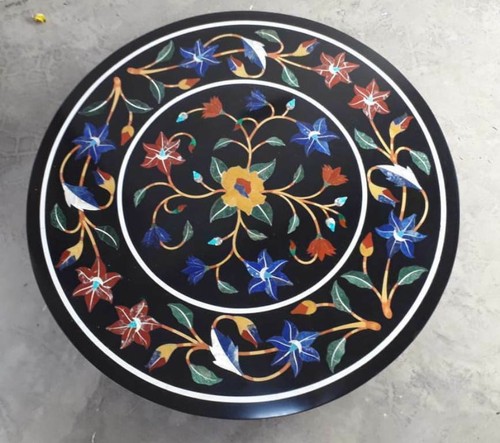 Tavolino marmo nero - tavolino, 18"