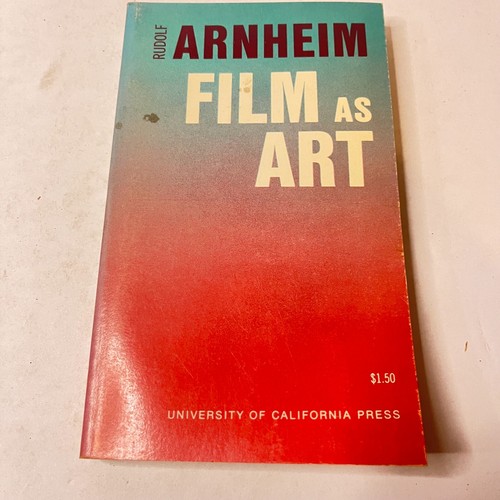 Rudolf arnheim film art - arnheim, as
