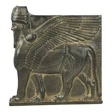 Statua Lamassu gesso duro toro