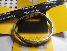 ** Bracciale iniziale in argento originale Nomination - 21 maglie **