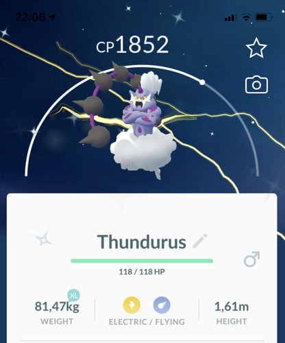 Shiny thundurus incarnato - shiny,