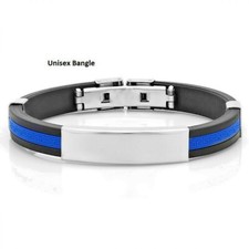 Braccialetto Nero Argento