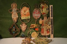 11 rottami decorazioni natalizie, 1900-20, ottime condizioni