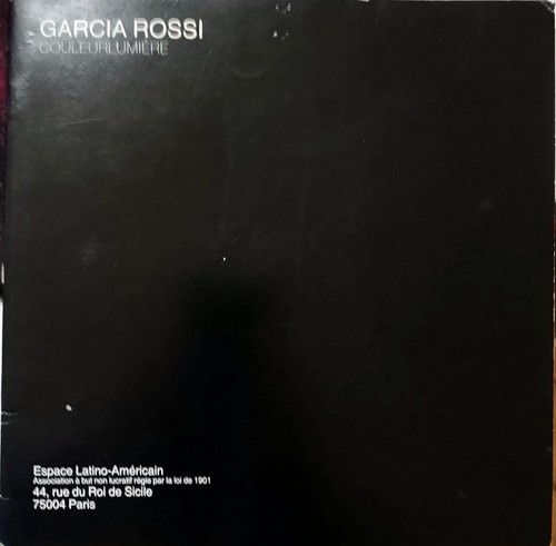 Libro opere garcia rossi - garcia,