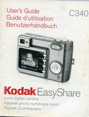 Kodak easyshare c340 - kodak, manuale