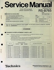 Service manual technics - manual,