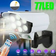 TELECAMERA FINTA PANNELLO SOLARE CON SENSORE DI MOVIMENTO 77 LED FARETTO LUCE