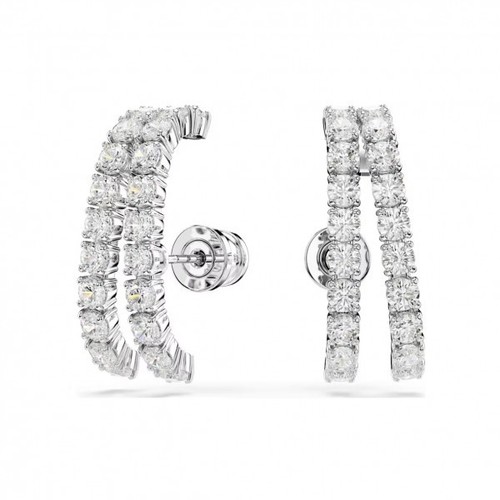 Orecchini buco swarovski - orecchini,
