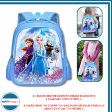 Zaino Frozen Bambina 5-10 anni – Scuola Elementare, Ergonomico e Spazioso