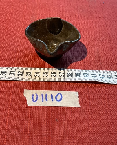 Lucerna terracotta smaltata - lucerna,