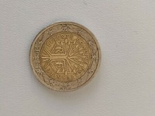 MONETA molto rara 2 EURO Francese RF Libertè Ègalitè Fraternitè anno 2001