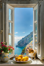 trompe l' oeil adesivo ''