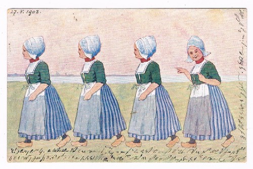 Cartolina artista del 1903 - cartolina, d'artista
