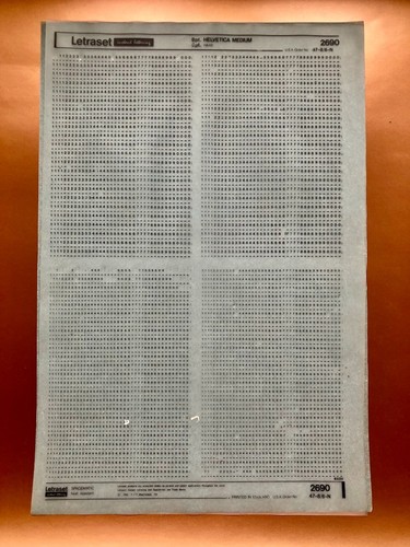 Letraset 2690 helvetica - letraset,