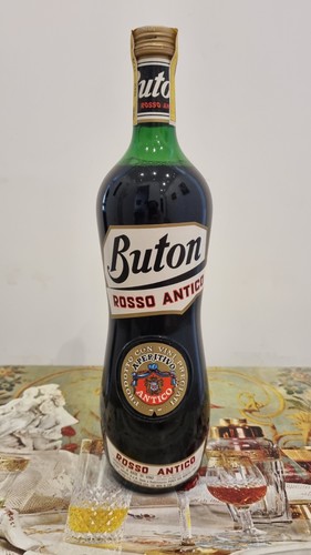 Rosso antico buton vintage - rosso,