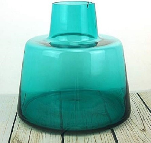 Vaso quadrato tondo vetro - vaso,
