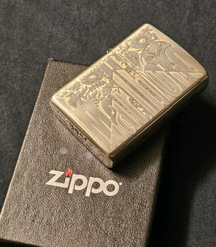 Zippo marlboro flower silver - zippo,