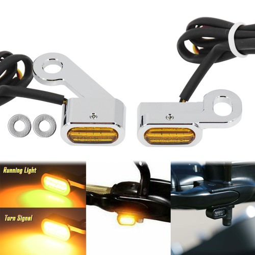Chrome mini clignotant moto - chrome, de
