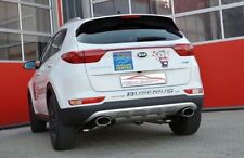 Scarico sportivo duplex FMS 70 mm acciaio inox per Kia Sportage QL, 16- 1.6T-GDI AWD 130